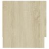 Armario De Madera Contrachapada Roble Sonoma 100x32,5x35 Cm Vidaxl