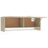 Armario De Madera Contrachapada Roble Sonoma 100x32,5x35 Cm Vidaxl