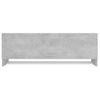 Armario De Madera Contrachapada Gris Hormigón 100x32,5x35 Cm Vidaxl