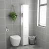 Armario De Baño Madera Contrachapada Blanco 25x26,5x170 Cm Vidaxl