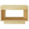 Mesa De Centro De Madera Maciza De Pino 50x50x33,5 Cm Vidaxl