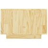 Mesa De Centro De Madera Maciza De Pino 50x50x33,5 Cm Vidaxl