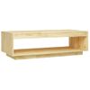 Mesa De Centro De Madera Maciza De Pino 110x50x33,5 Cm Vidaxl