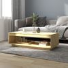 Mesa De Centro De Madera Maciza De Pino 110x50x33,5 Cm Vidaxl