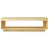 Mesa De Centro De Madera Maciza De Pino 110x50x33,5 Cm Vidaxl