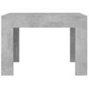 Mesa De Centro De Aglomerado Gris Hormigón 50x50x35 Cm Vidaxl