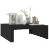 Mesa De Centro De Aglomerado Negro 100x100x35 Cm Vidaxl