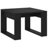 Mesa Auxiliar De Aglomerado Negro 50x50x35 Cm Vidaxl