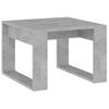 Mesa Auxiliar De Aglomerado Gris Hormigón 50x50x35 Cm Vidaxl