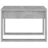 Mesa Auxiliar De Aglomerado Gris Hormigón 50x50x35 Cm Vidaxl