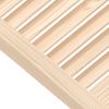 Puerta De Armario De Lamas 4 Uds Madera De Pino 39,5x39,4 Cm Vidaxl