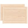 Puertas De Armario De Lamas 2 Uds Madera De Pino 39,5x59,4 Cm Vidaxl