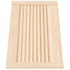 Puertas De Armario De Lamas 2 Uds Madera De Pino 39,5x59,4 Cm Vidaxl