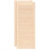 Puerta De Armario De Lamas 2 Uds Madera De Pino 99,3x39,4 Cm Vidaxl