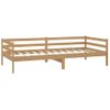 Sofá Cama Madera Maciza De Pino Marrón Miel 90x200 Cm Vidaxl