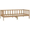 Cama De Día De Madera Maciza De Pino Marrón Miel 90x200 Cm Vidaxl