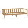 Sofá Cama Madera Maciza De Pino Marrón Miel 90x200 Cm Vidaxl