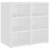 Muebles Zapatero 2 Unidades Blanco 52,5x30x50 Cm Vidaxl