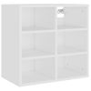 Muebles Zapatero 2 Unidades Blanco 52,5x30x50 Cm Vidaxl