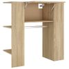 Mueble De Recibidor Madera Ingeniería Roble Sonoma 97,5x37x99cm Vidaxl