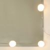 Tocador Con Led Blanco Brillante 74,5x40x141 Cm Vidaxl