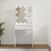 Tocador Con Led Blanco 60x40x140 Cm Vidaxl