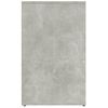 Mueble Vestidor Madera Contrachapada Gris Hormigón 80x40x65 Cm Vidaxl