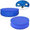 Cubierta De Piscina 2 Unidades Redonda Pe 540 Cm 90 G/m² Vidaxl