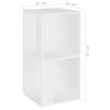 Armario Esquinero Madera Contrachapada Blanco 33x33x67cm Vidaxl