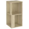 Mueble De Esquina Madera Contrachapada Roble Sonoma 33x33x67 Cm Vidaxl