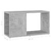 Mueble De Tv Madera De Ingeniería Gris Hormigón 60x24x32 Cm Vidaxl