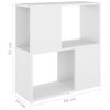 Estantería Librería Madera Contrachapada Blanco 60x24x63 Cm Vidaxl