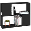 Mueble Para Tv Madera Contrachapada Negro 80x24x63 Cm Vidaxl