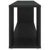 Mueble Para Tv Madera Contrachapada Negro 100x24x32 Cm Vidaxl