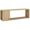 Mueble Para Tv Madera Contrachapada Roble Sonoma 100x24x32 Cm Vidaxl