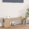 Mueble Para Tv Madera Contrachapada Roble Sonoma 100x24x32 Cm Vidaxl