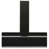 Campana Extractora Pared Acero Y Vidrio Templado Negro 90 Cm Vidaxl