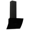 Campana Extractora De Pared Acero Vidrio Templado Negro 60 Cm Vidaxl