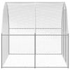 Gallinero De Exterior De Acero Galvanizado 3x2x2 M Vidaxl