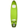 Juego De Tabla Paddle Surf Inflable Verde 300x76x10 Cm Vidaxl