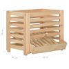 Caja Para Patatas Madera Maciza De Pino 60x40x50 Cm Vidaxl