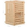 Caja Para Patatas Madera Maciza De Pino 50x50x80 Cm Vidaxl