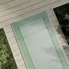 Alfombra De Exterior Pp Verde 80x250 Cm Vidaxl