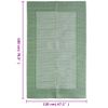 Alfombra De Exterior Pp Verde 120x180 Cm Vidaxl