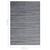 Alfombra De Exterior Pp Gris Antracita 140x200 Cm Vidaxl