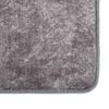 Alfombra Lavable Antideslizante Gris 80x300 Cm Vidaxl