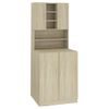 Mueble De Lavadora Roble Sonoma Vidaxl