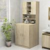 Mueble De Lavadora Roble Sonoma Vidaxl