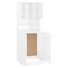 Mueble De Lavadora Blanco Brillo Vidaxl