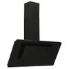 Campana Extractora Acero Inoxidable Vidrio Templado Negro 90 Cm Vidaxl